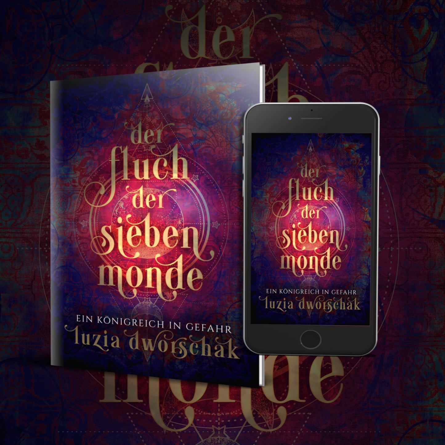 Taschenbuch "Der Fluch der sieben Monde - Ein Königreich in Gefahr" (Band 1)
