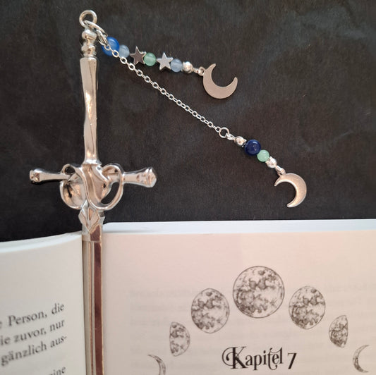 Schmucklesezeichen „Der Fluch der sieben Monde - Die Rache der Prinzessin“