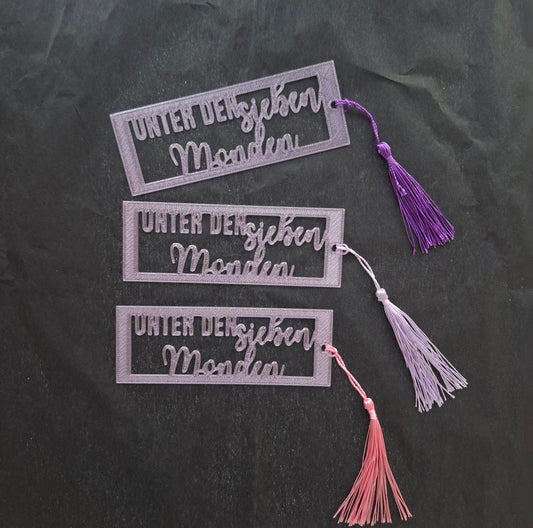 Lesezeichen "Unter den sieben Monden"