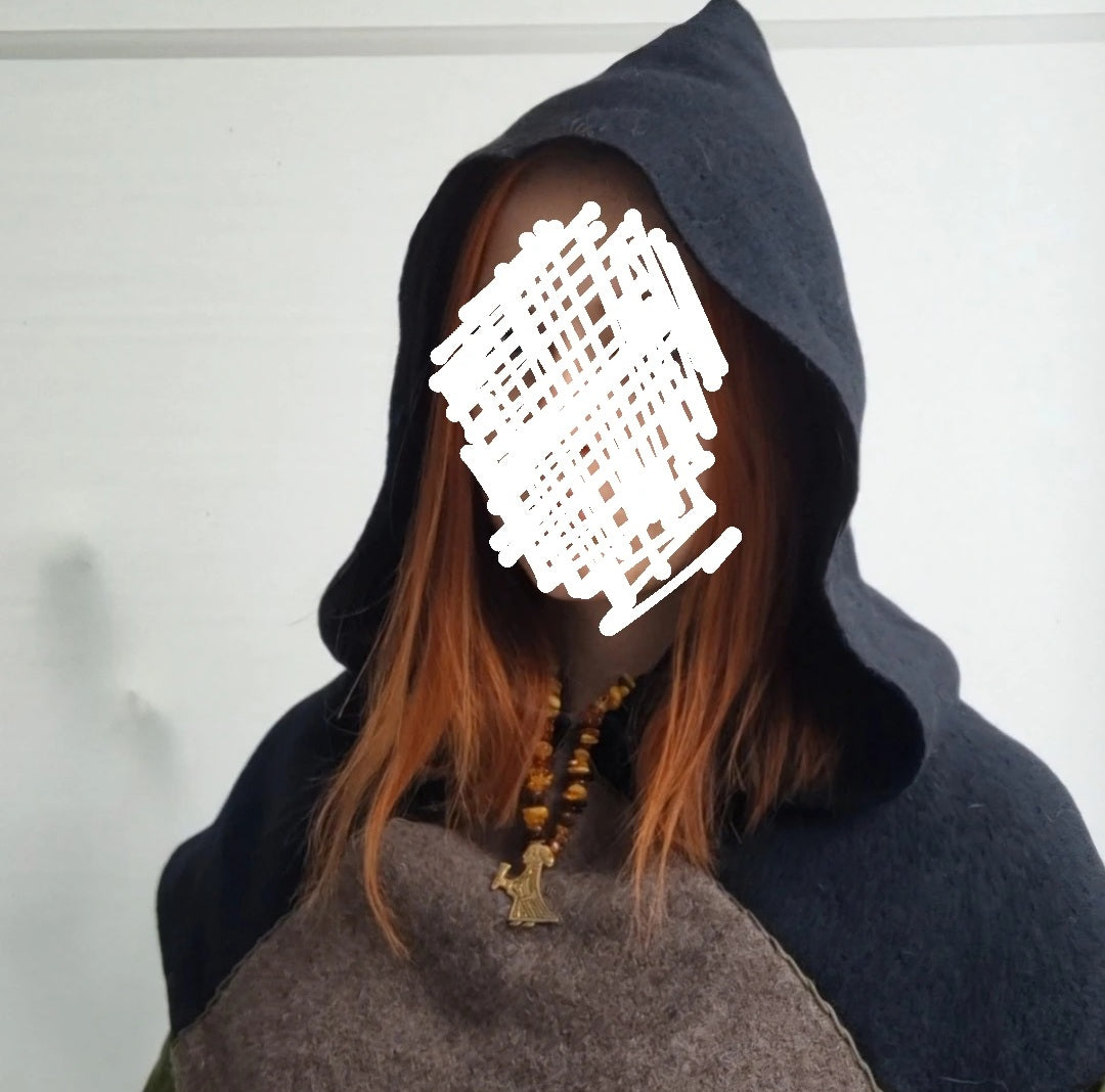 Skjoldehamn-Gugel Wollwalk / Wolle (unisex)