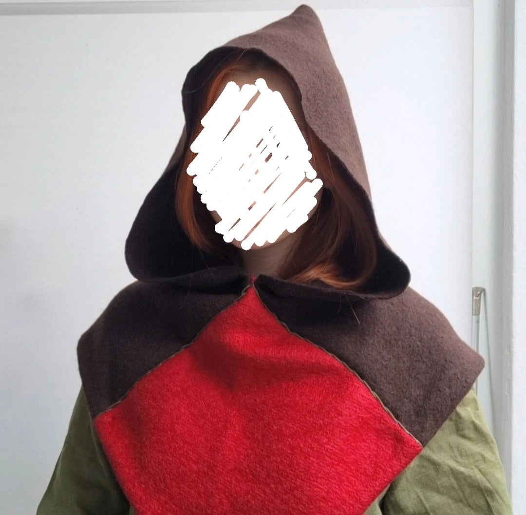Skjoldehamn-Gugel Wollwalk / Wolle (unisex)